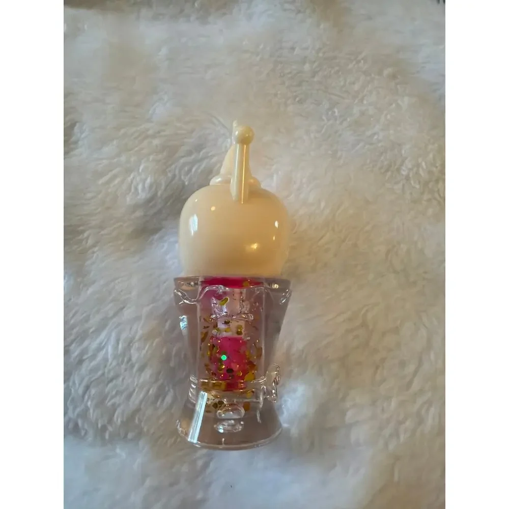 Kuromi Crown Glitter Liquid Lip Gloss Gold Iridescent Sparkle Kawaii Makeup